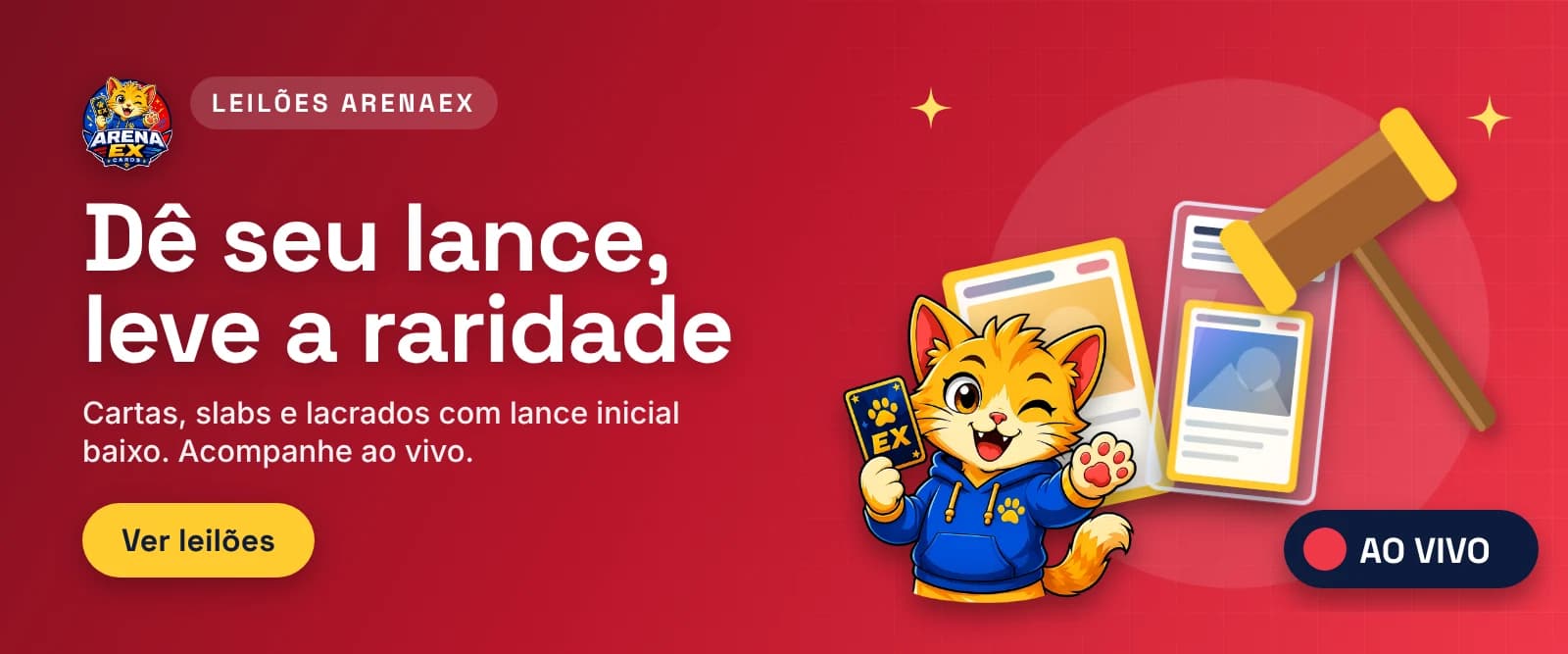 Dê seu lance, leve a raridade