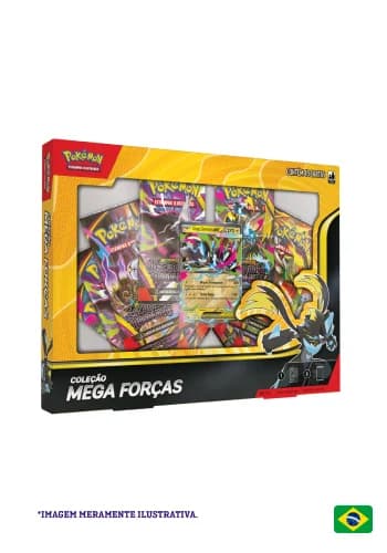 Box Coleção Mega Forças - Mega Zeraora