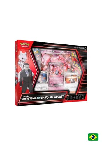Box Coleção - Mewtwo ex da Equipe Rocket